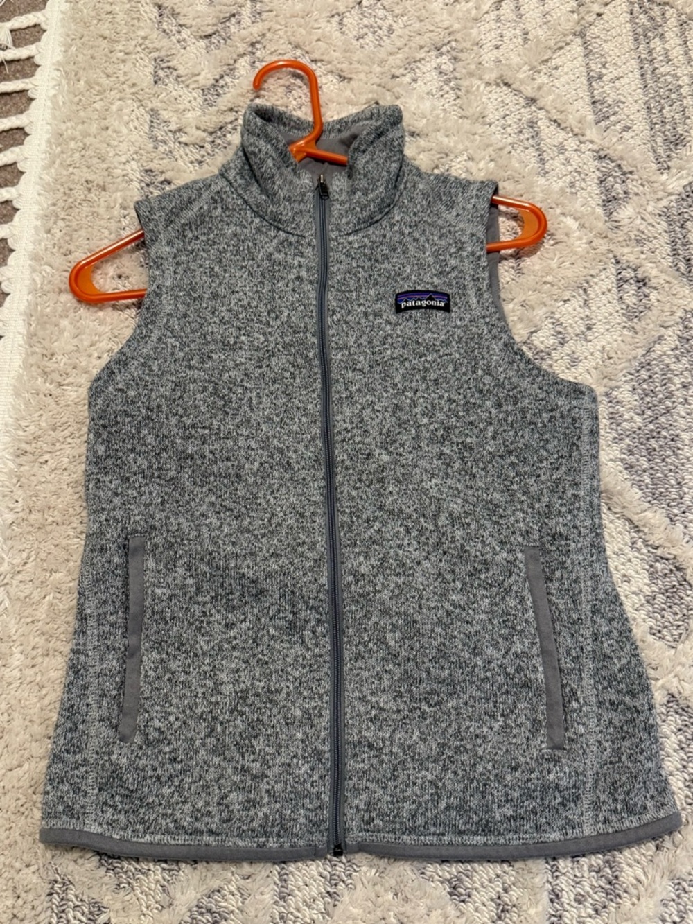 Patagonia Gray Women's Fleece Vest - Full Zip